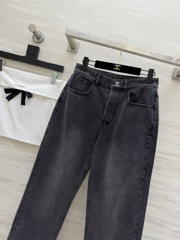 샤넬 클래식 스쿨백 버클 데님 팬츠 001-232956