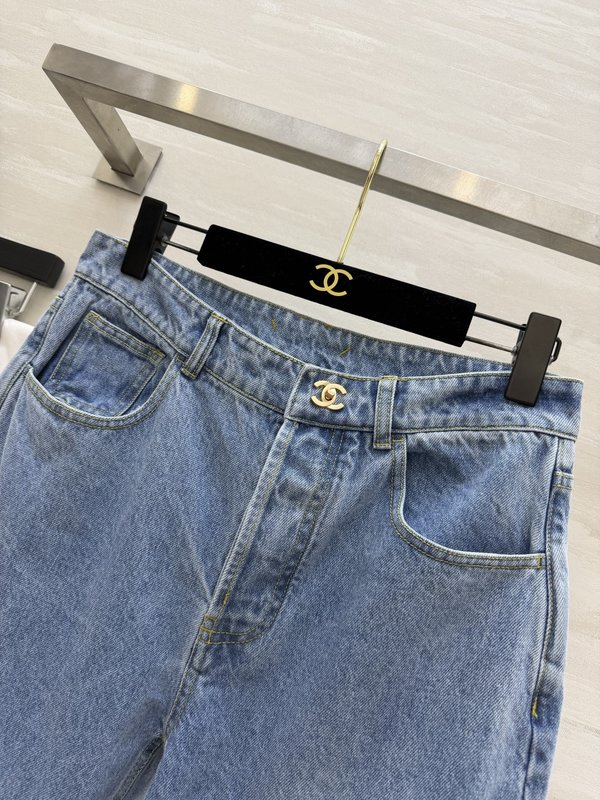 샤넬 스타일 스쿨백 버클 하이웨이스트 스트레이트 진 001-232957