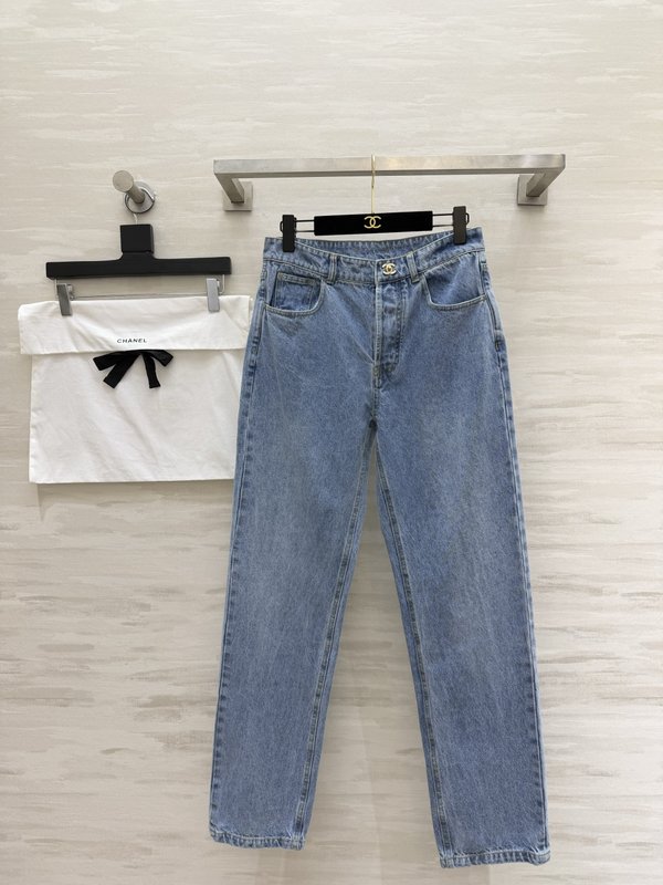 샤넬 스타일 스쿨백 버클 하이웨이스트 스트레이트 진 001-232957