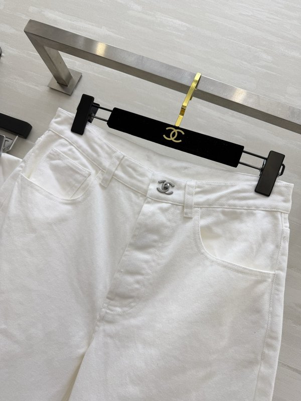샤넬 클래식 백팩 버클 데님 팬츠 001-232958