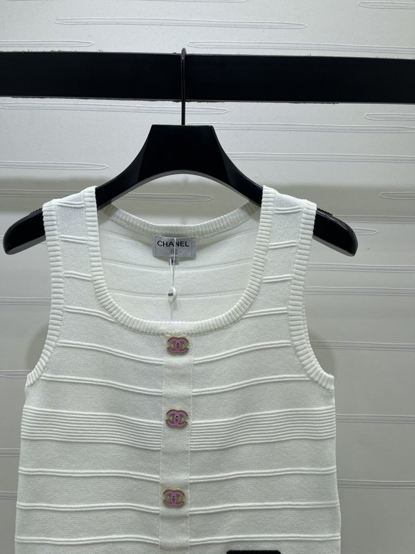 샤넬 스퀘어 니트 조끼 001-233070