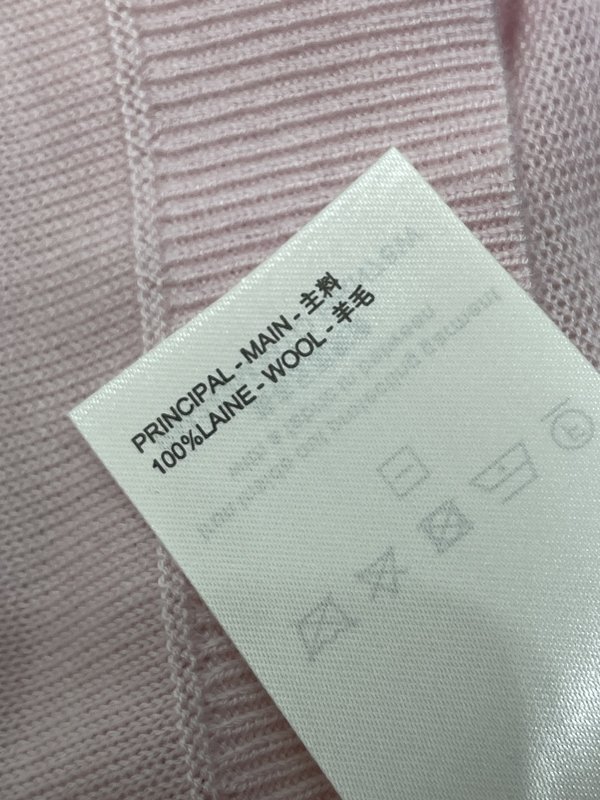 루이비통 스트라이프 로고 니트 반팔 티셔츠 001-233179