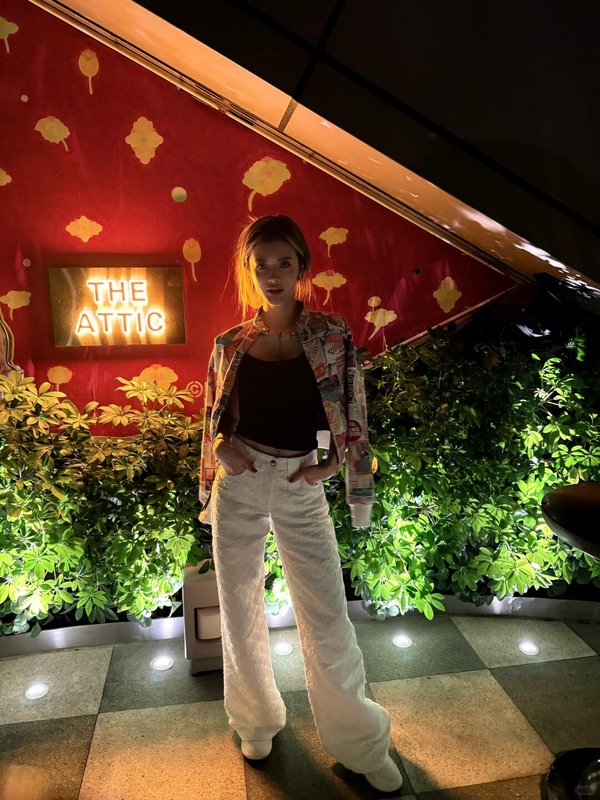 루이비통 모노그램 자수 데님 롱팬츠 001-233180