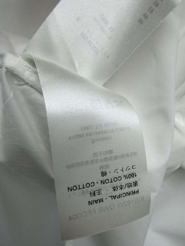 루이비통 화이트 진주 단추 셔츠 원피스 001-233199