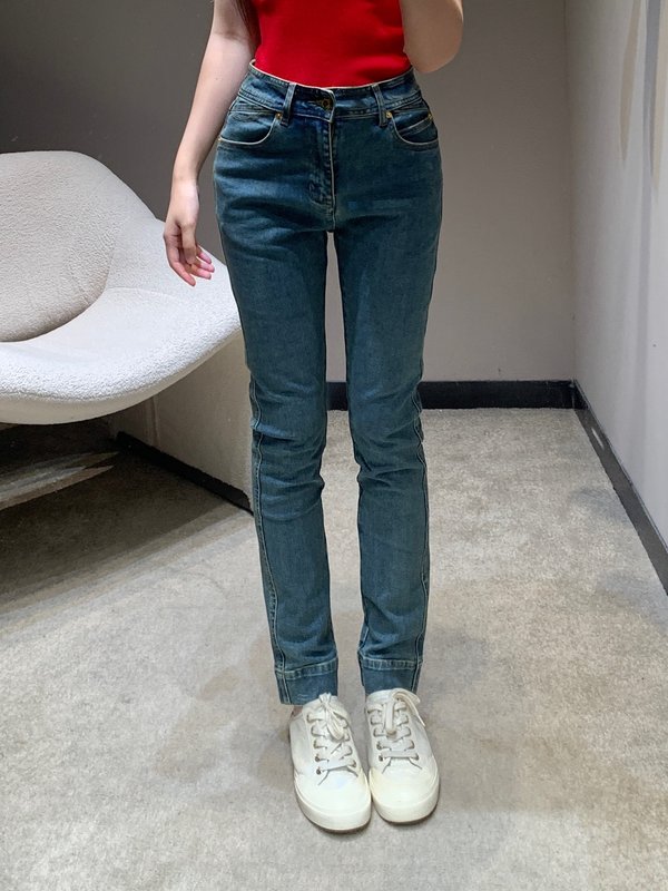 루이비통 빈티지 워싱 스키니 진 001-233233