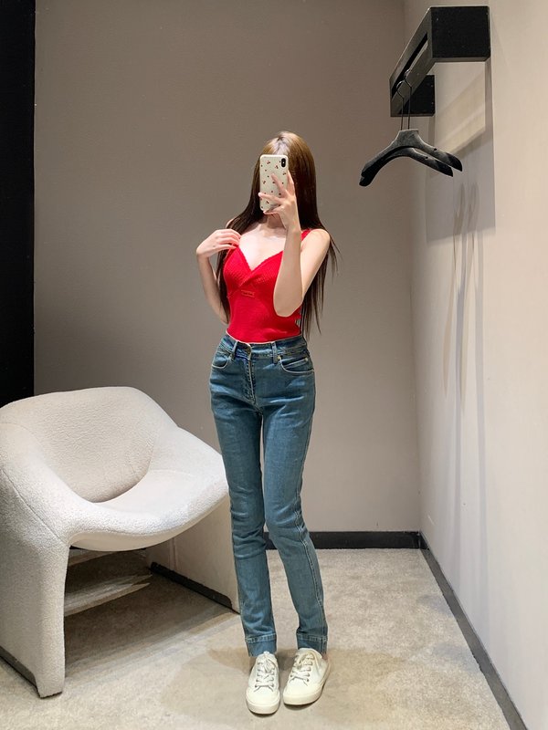 루이비통 빈티지 워싱 스키니 진 001-233233