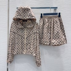 루이비통 선캡 후드 자켓 반바지 세트 001-233287