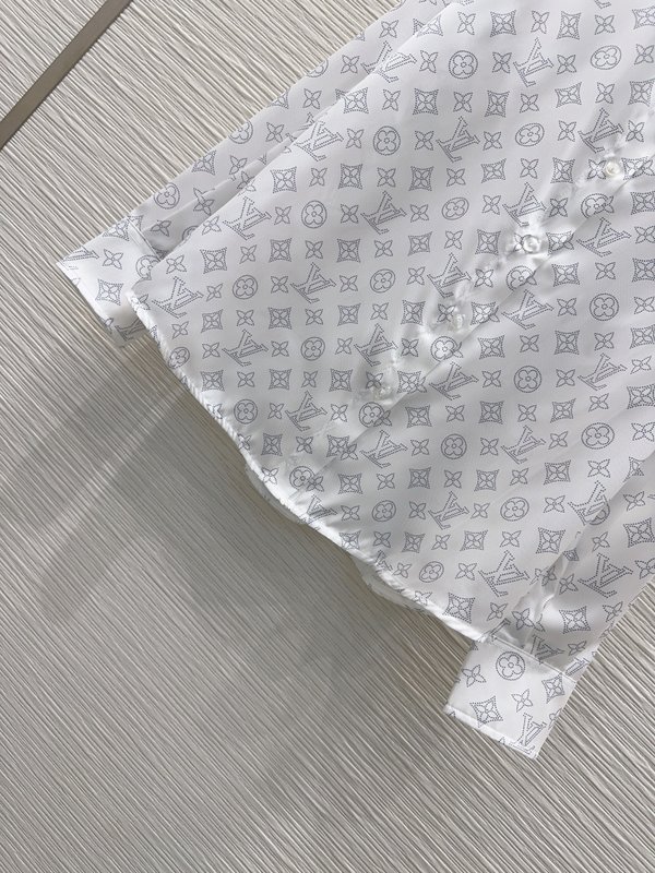 루이비통 빈티지 실크 소재 롱슬리브 셔츠 001-233297