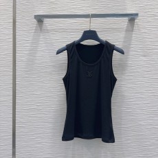 심플하고 고급스러운 통기성 민소매 탑 001-233302