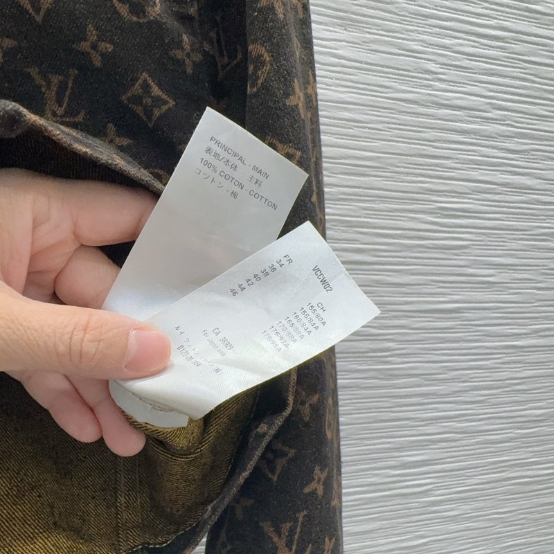 루이비통 레이저 프린트 데님 자켓 001-233308