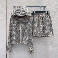 루이비통 후드 자켓 반바지 세트 001-233314