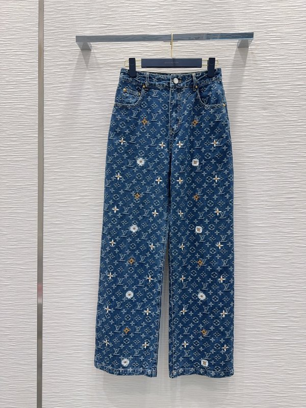 루이비통 하이엔드 데님 긴바지 001-233322
