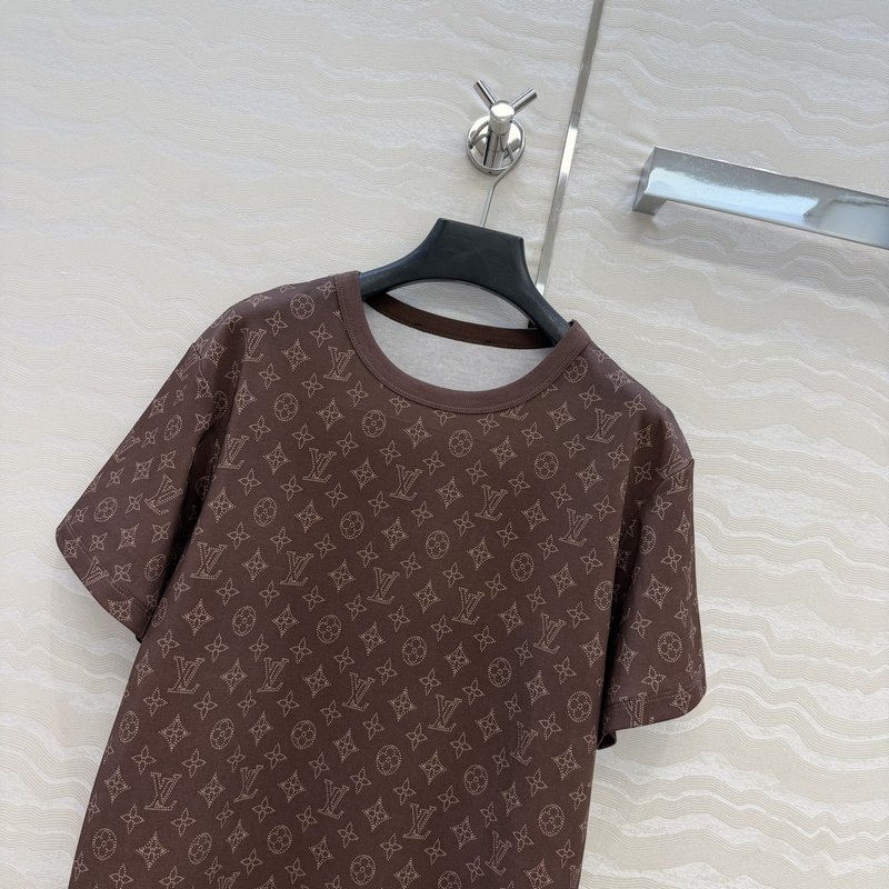 루이비통 클래식 모노그램 반팔 티셔츠 001-233331