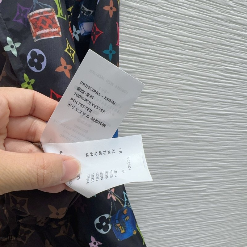 루이비통 양면 착용 텍스처 자켓 아우터 001-233352