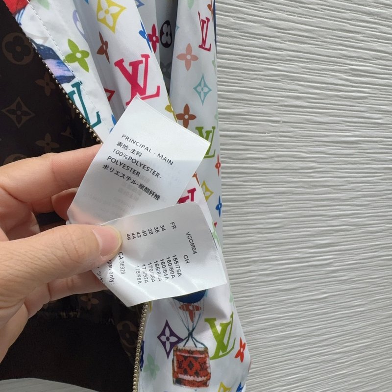 루이비통 양면 착용 텍스처 재킷 아우터 001-233358