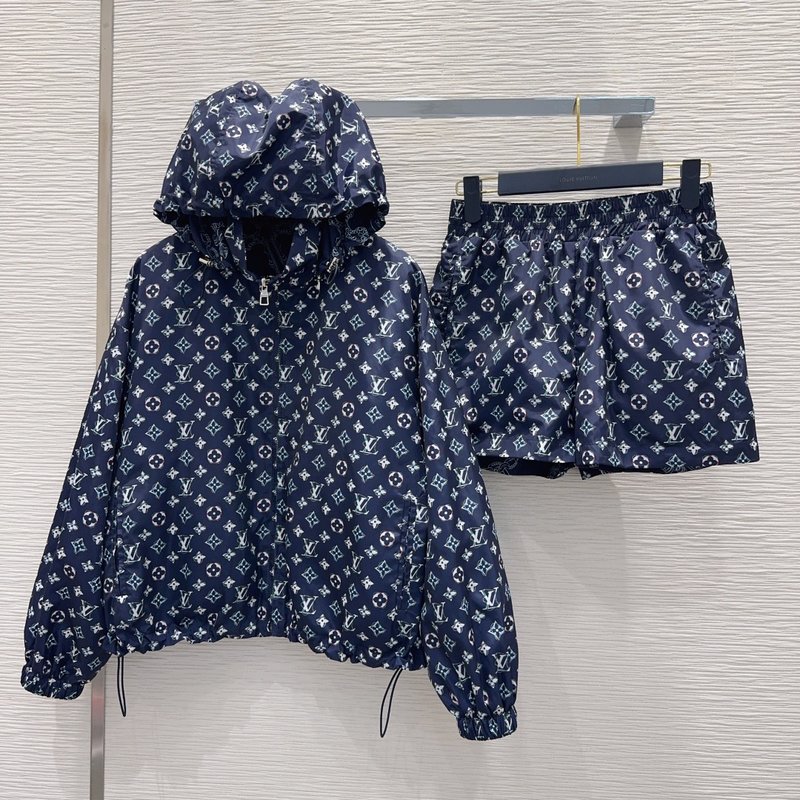 루이비통 양면 착용 후드 세트 001-233367