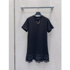루이비통 입체 커팅 원피스 001-233389
