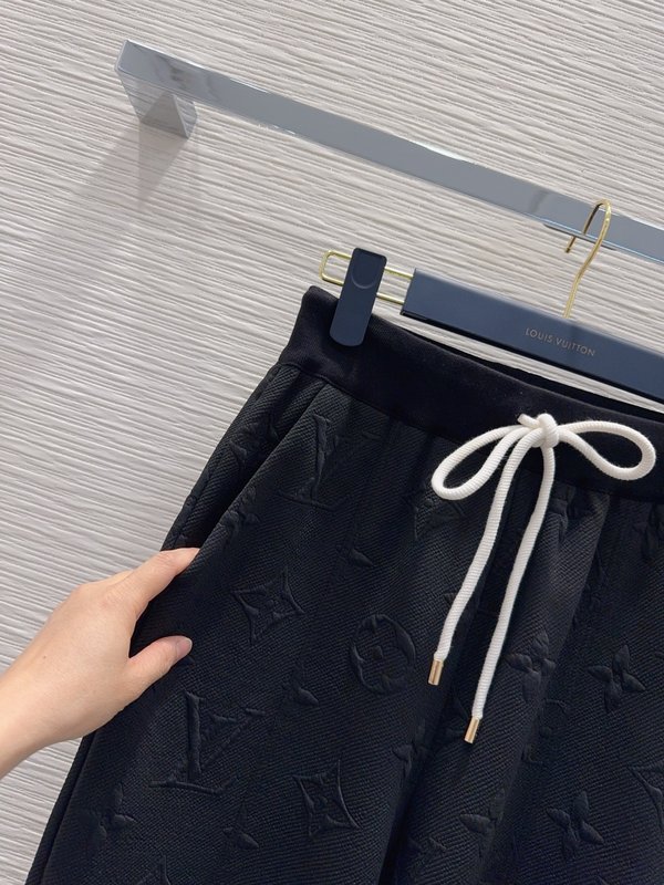 레트로 우아한 텍스처 커스텀 롱팬츠 001-233405