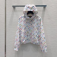 루이비통 가벼운 질감 스탠딩 칼라 재킷 001-233421