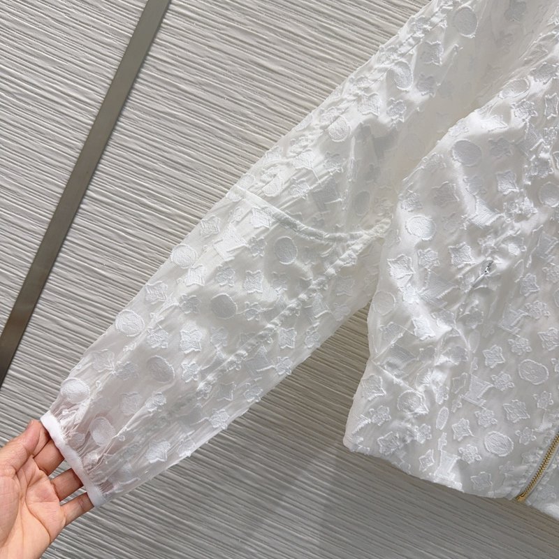 커스텀 자카드 컷오프 소재 숏 재킷 001-233422