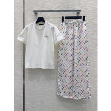 루이비통 모노그로우 프린트 티셔츠 세트 001-233436