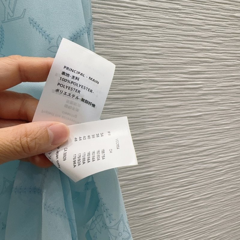 루이비통 시스루 셔츠 반바지 세트 001-233453