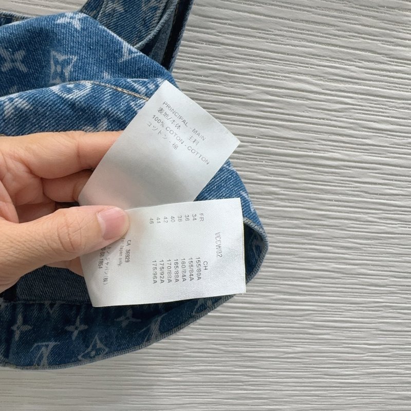루이비통 데님 프린트 조끼 001-233469