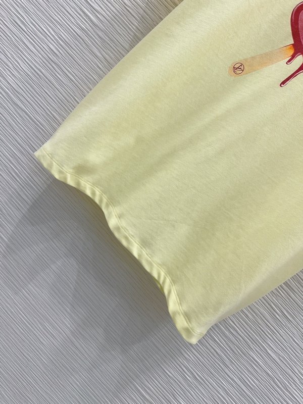 루이비통 여성 심플 프린트 반팔 티셔츠 001-233472