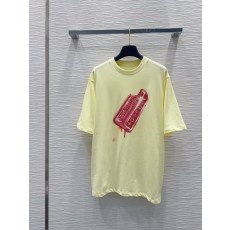 루이비통 여성 심플 프린트 반팔 티셔츠 001-233472