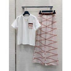 루이비통 모노그람 프린트 티셔츠 세트 001-233477