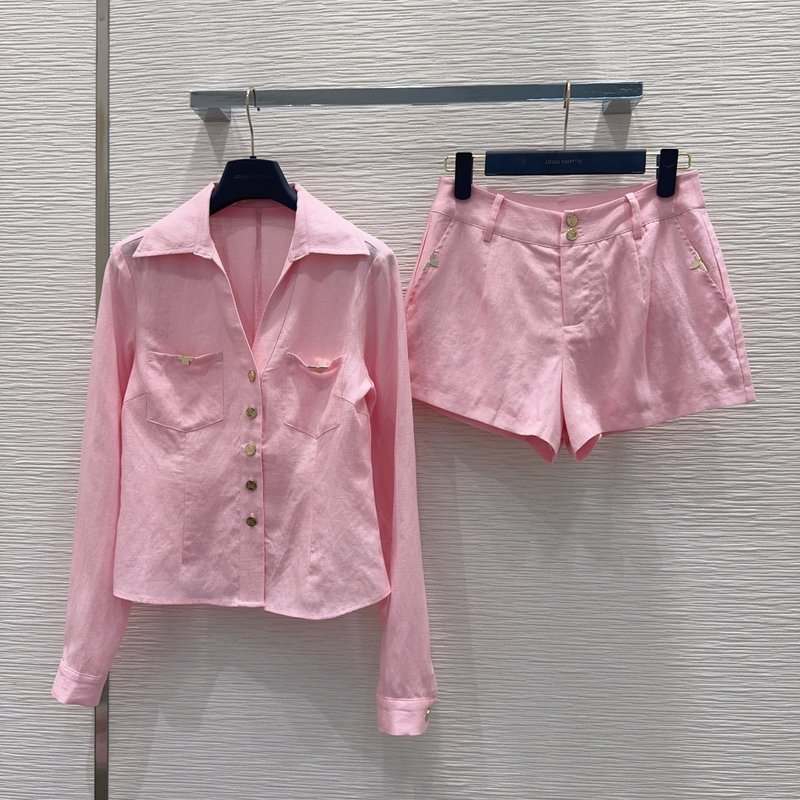 텐셀 리넨 반팔 반바지 세트 001-233480