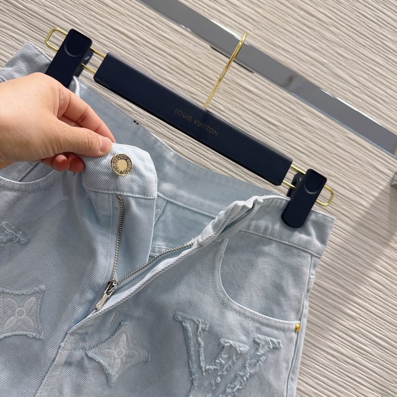 루이비통 여성 자카드 컷오프 쇼츠 001-233523