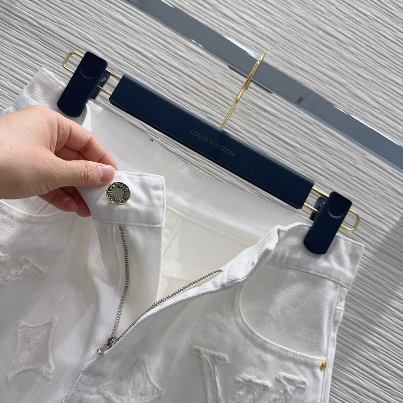 루이비통 모노그램 자수 컷오 쇼츠 001-233524