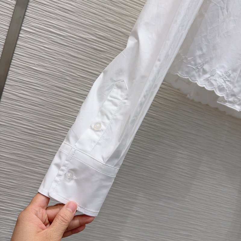 루이비통 2026SS 신상 스테레오 컷팅 화이트 셔츠 001-233534