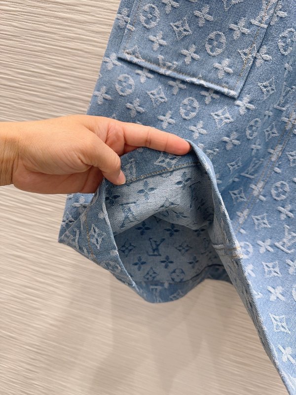 루이비통 데님 조끼 원피스 001-233539
