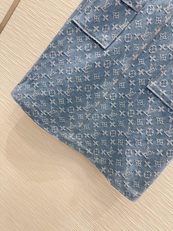 루이비통 데님 조끼 원피스 001-233539