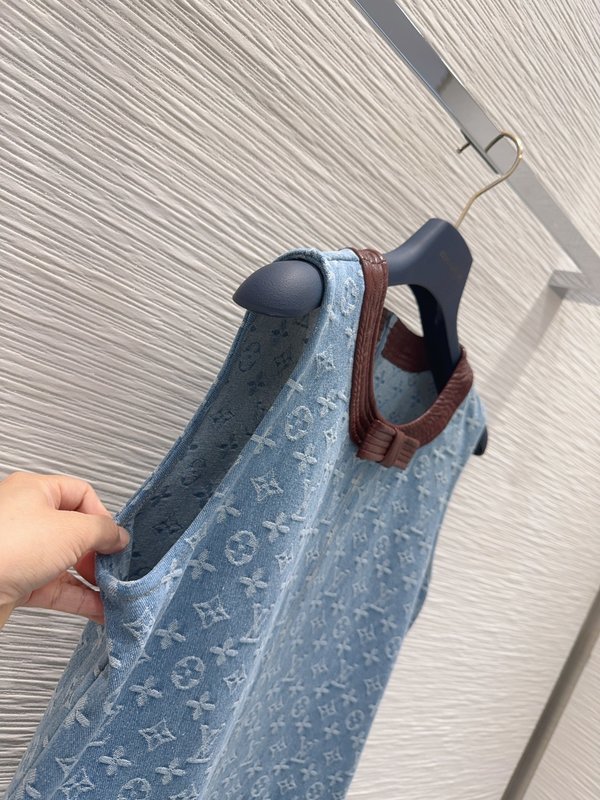 루이비통 데님 조끼 원피스 001-233539