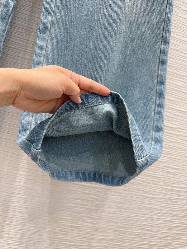루이비통 빈티지 워싱 데님 롱팬츠 001-233553