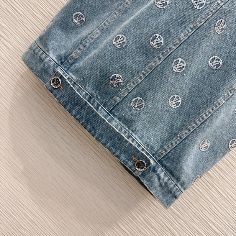 루이비통 빈티지 워싱 데님 조끼 001-233554