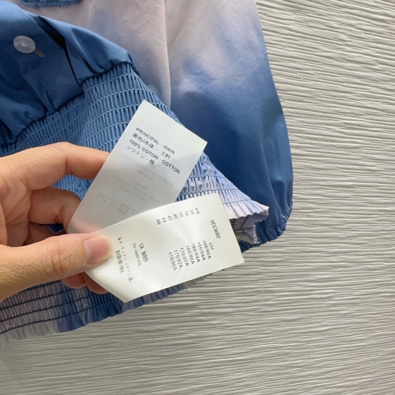 루이비통 그라데이션 염색 디자인 셔츠 001-233559