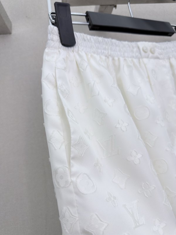 루이비통 자카드 레터링 밴딩 쇼츠 001-233563
