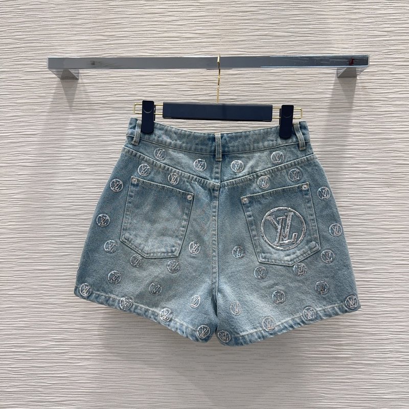 루이비통 빈티지 워싱 데님 숏팬츠 001-233564