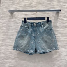 루이비통 빈티지 워싱 데님 숏팬츠 001-233564