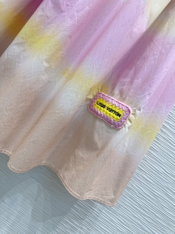루이비통 빈티지 스타일 슬립 드레스 001-233570