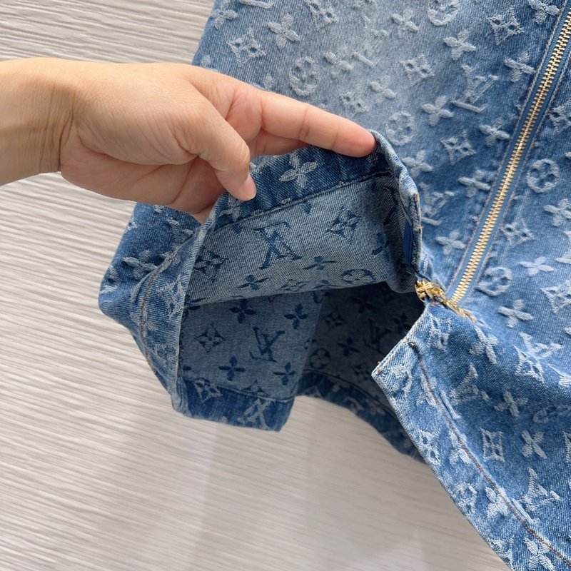 루이비통 데님 스커트 001-233578