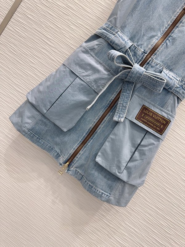 빈티지 워싱 데님 원피스 001-233603