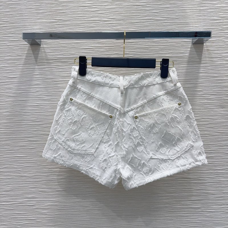 루이비통 여성 자카드 컷오프 쇼츠 001-233612