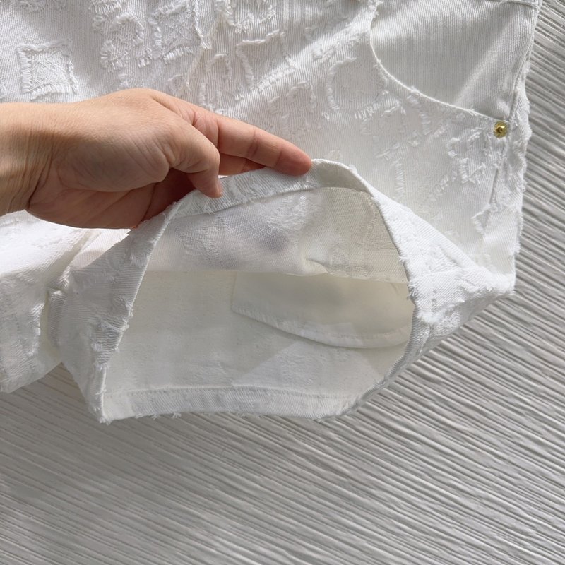 루이비통 여성 자카드 컷오프 쇼츠 001-233612