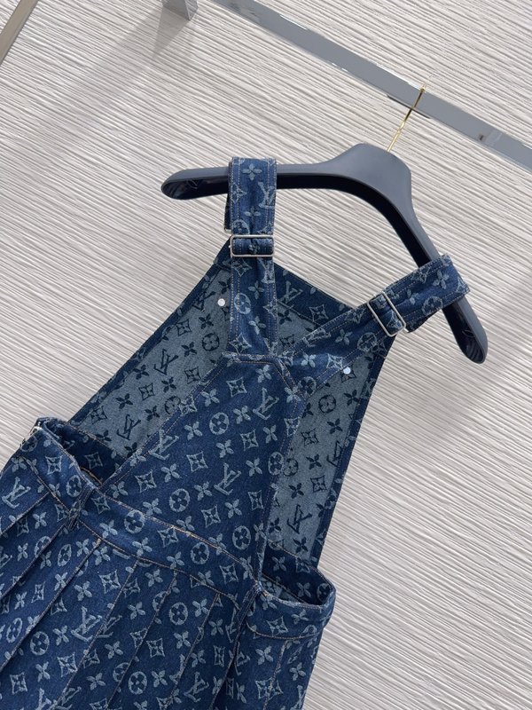 루이비통 데님 오버롤 원피스 001-233640