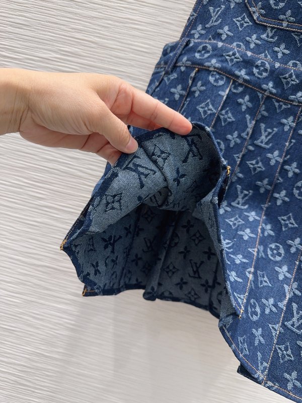 루이비통 데님 오버롤 원피스 001-233640